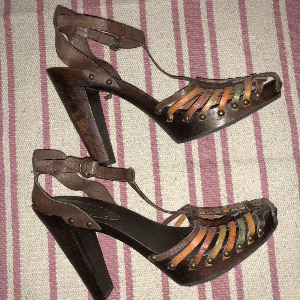 BCBG Boho sandals. Only wore once!!